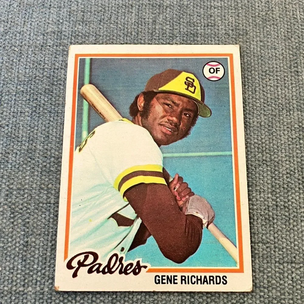 1978 Topps San Diego Padres Baseball Card Trading Card